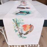 Camino de Mesa Aves Colección Lona 225x33cms