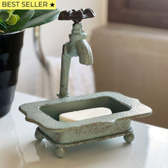 Jabonera Hierro Fundido Llave 19x15x20cms