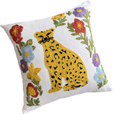 Funda de Cojín Bordado Kenia Cuadrada 45x45cms