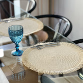 Individual Redondo Flecos Beige