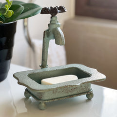 Jabonera Hierro Fundido Llave 19x15x20cms