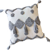 Funda de Cojín Tribu Gris Cuadrado