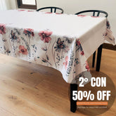 Mantel antimanchas Mariposa Vintage| lavable y sin plancha