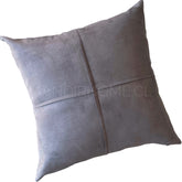 Funda de Cojín Gamuzado MAXI 50x50cms Gris Costuras