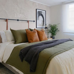 Manta Waffle Gris Algodón 205 x155cms