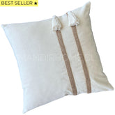 Funda Bohemia Simona Rústico Yute Cuadrada