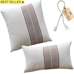 SET 2 FUNDAS ORIGEN - ESTILO NATURAL CHIC + REGALO