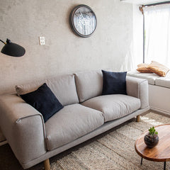 Funda de Cojín Velvet Liso Negro