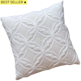 Funda de Cojín Bordado Minimal Crudo 3.0 45x45cms