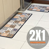 ¡NEW! Set Alfombras de Cocina Café Toscano Antideslizante y Absorbente
