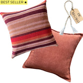 SET 2 FUNDAS TRAMA SAN PEDRO 50X50CMS + REGALO