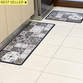 ¡NEW! Set Alfombras de Cocina Vintage Tostado Antideslizante y Absorbente