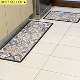 ¡NEW! Set Alfombras de Cocina Rosa Provenza Antideslizante y Absorbente