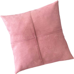 Funda de Cojín Gamuzado MAXI 50x50cms Palo Rosa Costuras