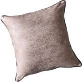 Funda Cojín Eco Cuero Beige