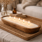 Vela de Soya Batea 5 mechas XL