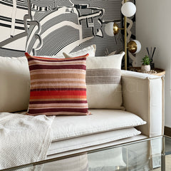 Funda de Cojín Boho Trama San Pedro Cuadrado 50x50cms