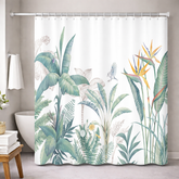 Cortina de Baño Impermeable 180x180 | Flor del Pájaro