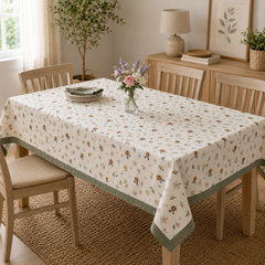 Mantel antimanchas Abejitas | lavable y sin plancha