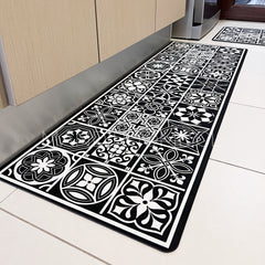 ¡NEW! Set Alfombras de Cocina Baldosas Rosa De Los Vientos Antideslizante y Absorbente
