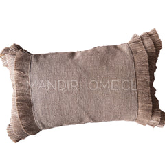 Funda de Cojín Natural Rústico Arpillera Rectangular 50x30cms