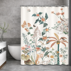 Cortina de Baño Exótica Multicolor Impermeable 180×180 cm