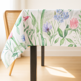 Mantel Rectangular Jardín Suave/ Repelente a Líquidos Resistente a Manchas 140x220 cms