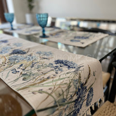 Camino de Mesa Hortensias Lona 225 x 33cms