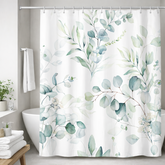 Cortina de Baño Impermeable 180x180 | Eucalipto