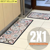 Comprar alfombras de cocina antideslizantes modernas 2x1 Mandir Home