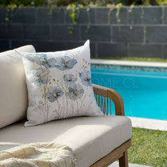 Funda de Cojín Estampada Botánico Pastel