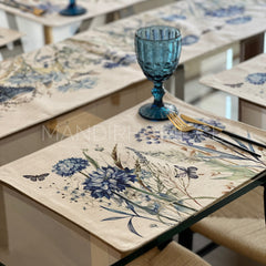 Camino de Mesa Hortensias Lona 225 x 33cms