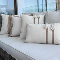 Funda Bohemia Simona Rústico Yute Rectangular