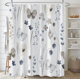 Cortina de baño / Mariposa gris