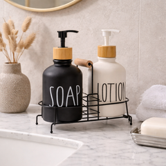 Dispensador de jabón y crema baño