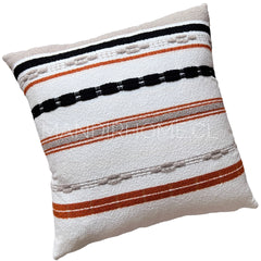 ¡Queda 1! Funda de Cojín Terciopelo Costuras Líneas Cuadrada