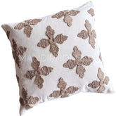 Funda de Cojín Natural Rústico Arpillera Cruceta Cuadrada 45x45cms