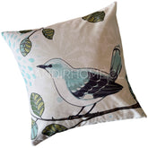 Funda de Cojín Estampada Pajarito María Paz 45x45cms