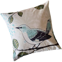 Funda de Cojín Estampada Pajarito María Paz 45x45cms