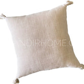 Funda de Cojín Simple Crudo Cuadrada