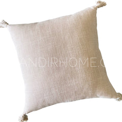 Funda de Cojín Simple Crudo Cuadrada