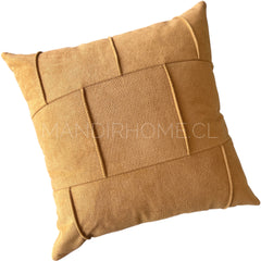 Funda de Cojín Puro Camel Cuadrada