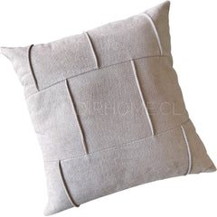 Funda de Cojín Puro Beige Cuadrada
