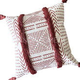 ¡Queda 1! Funda Boho Berta Ladrillo Cuadrada