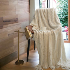 Manta Carolina Crudo 120x180cms