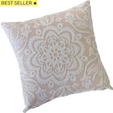 Funda de Cojín Bordado María Jesus Cuadrada 45x45cms