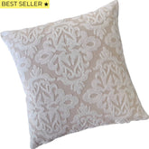 Funda de Cojín Bordado María José Cuadrada 45x45cms