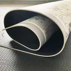 Alfombra Vinílica Baldosa Clásica Amarilla 220x140cms/ A PEDIDO