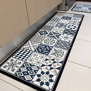 ¡NEW! Set Alfombras de Cocina Vintage Mar y Arena Lobo Antideslizante y Absorbente