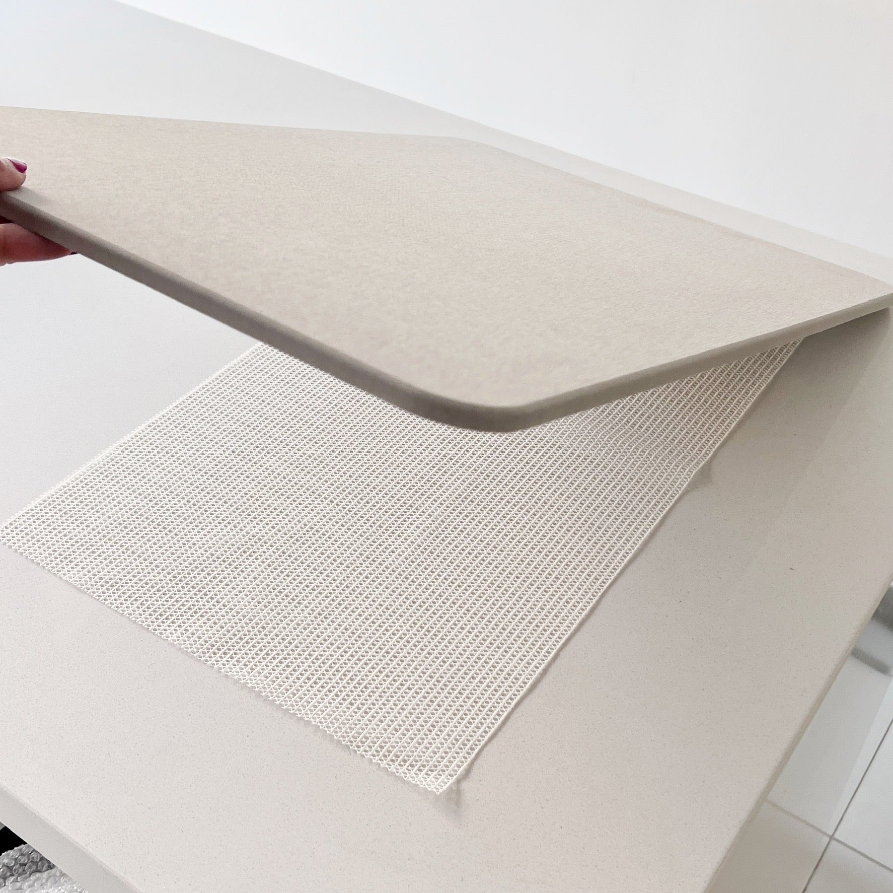 Piso Antibacterial Secado Ultra Rápido Original Diatomitas 60x40cms